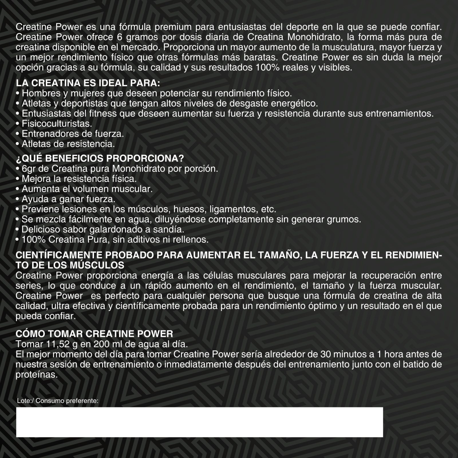 Creatina Sandía Creatina Sandía - Imagen 2