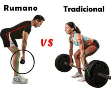 Peso muerto convencional vs peso muerto rumano peso muerto vs peso rumano